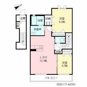 メゾン ドゥ・大橋の間取り画像