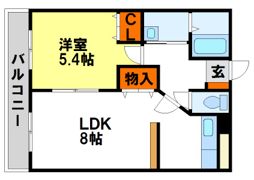 ピエモンテ二日市の間取り画像