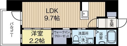 グランフォーレ大名プレミアの間取り画像