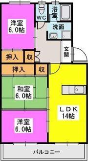 阿部第1ビルの間取り画像