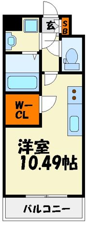 ラファセエクセレンシア呉服町の間取り画像