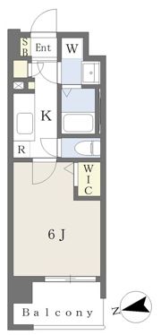 プラシオ箱崎駅前の間取り画像