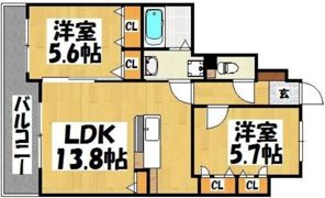 グレースマンション博多駅東の間取り画像