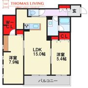 シャーメゾン博多駅南の間取り画像