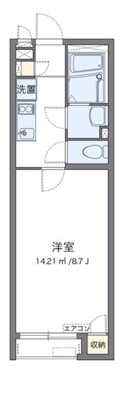 クレイノクレエ多の津の間取り画像