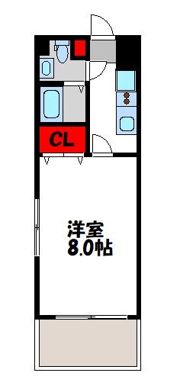 アール六本松駅前の間取り画像
