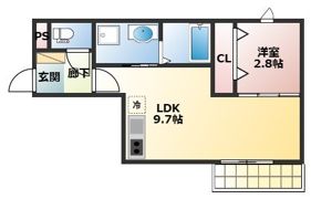仮称）東区香椎4丁目新築APの間取り画像