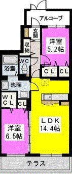 パークストリームの間取り画像