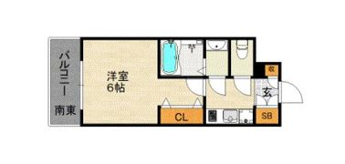 エステムプラザ博多駅南の間取り画像