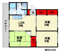 稲永ビルの間取り画像