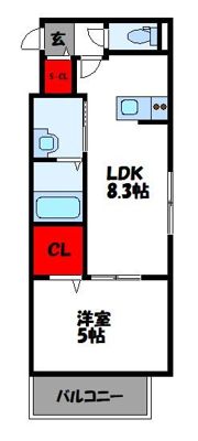 MERCU天神の間取り画像