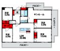 グランドニューガイア福津中央の間取り画像