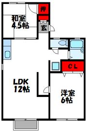 コーポ新久保の間取り画像