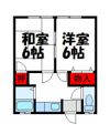 駅前中川ハイツの間取り画像