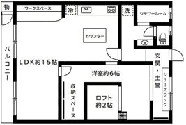 美野島シャトーの間取り画像