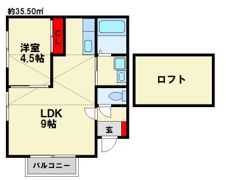 ヴェルネスMの間取り画像