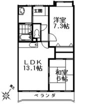 M’sテラスの間取り画像