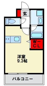 エンクレスト博多EXCEEDの間取り画像