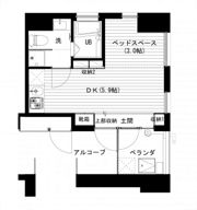 モンテスパツィオ薬院大通の間取り画像