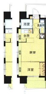エステートモア・薬院ネストの間取り画像