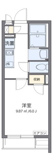 クレイノ空港南IVの間取り画像