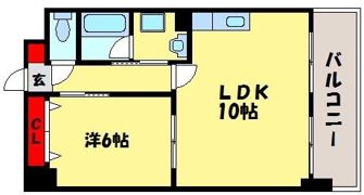 クレア大橋の間取り画像