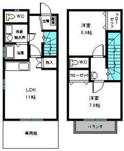 アブニールビラ有田の間取り画像