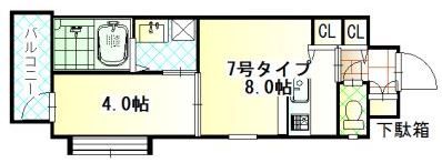 ギャラン御供所町の間取り画像