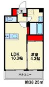 LIBTH春日原の間取り画像
