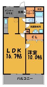 クラシオン草香江の間取り画像