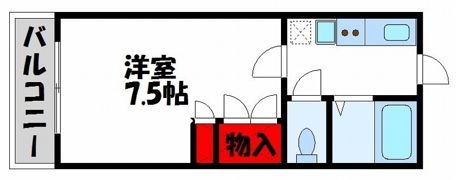 ウイング花見の間取り画像
