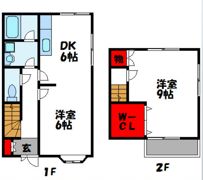 グリーンフォーレストB棟の間取り画像