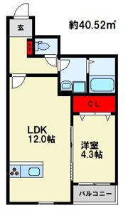 日の出パラシオの間取り画像