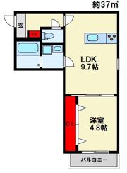 フォレスト千歳町の間取り画像