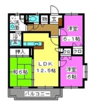 アルバ空港東の間取り画像