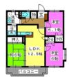 アルバ空港東の間取り画像