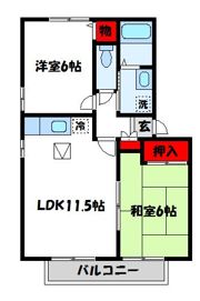 グレイスパルの間取り画像