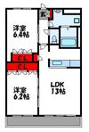 アルビレオ A棟の間取り画像