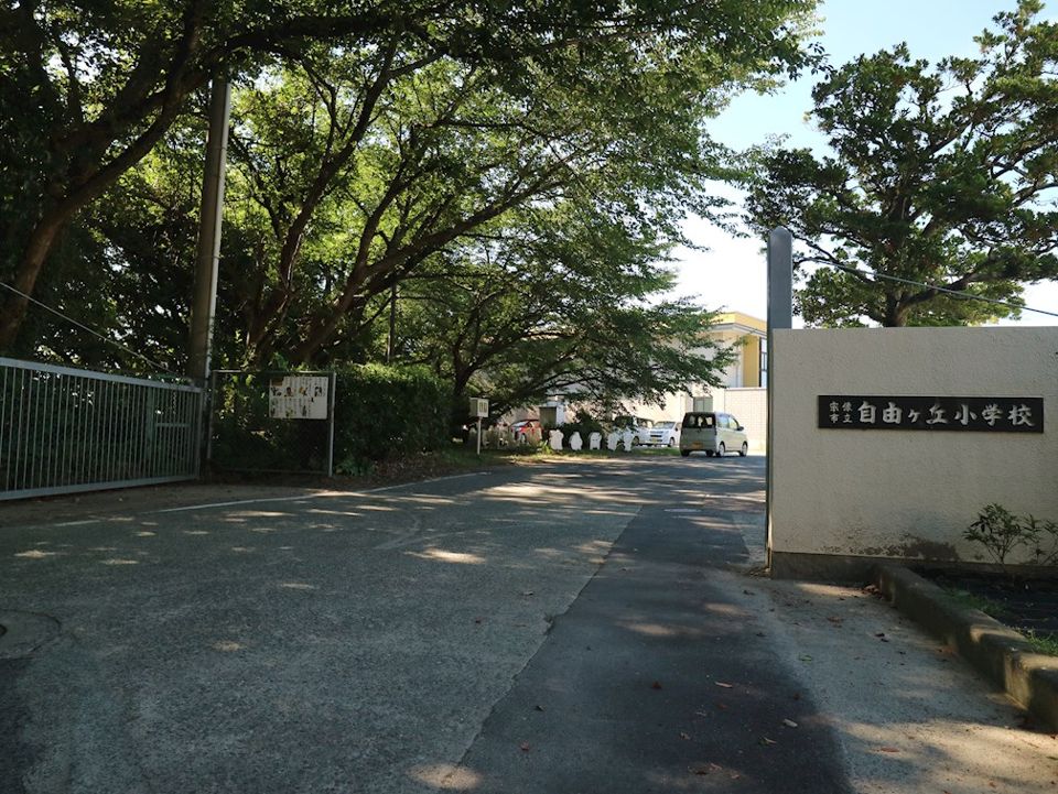 近くの宗像市立自由ケ丘小学校まで593m（徒歩8分）