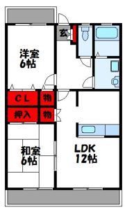 メゾンプルニエの間取り画像
