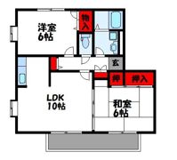 ベルヴィ立花 A棟の間取り画像