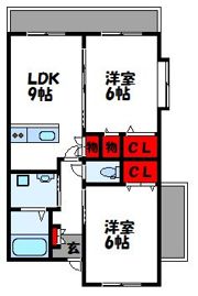 ライジングサンの間取り画像