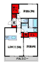 メゾンブランシュの間取り画像