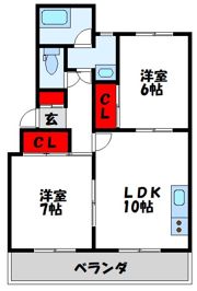 ライフインアカマの間取り画像