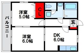 メゾンド津屋崎の間取り画像