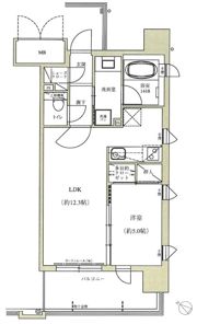 テングッド渡辺通の間取り画像