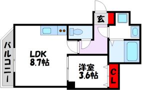 リバティ神屋の間取り画像
