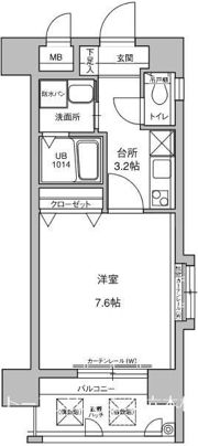 アクタス西公園アーバルの間取り画像