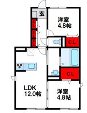 エレガンスプラスIIIの間取り画像