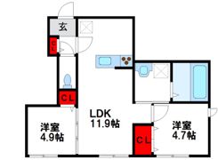 エレガンスプラスIIIの間取り画像
